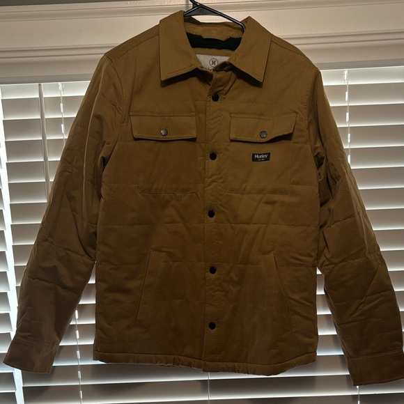 Hurley Other - Hurley Men's Brown Shirt Jacket NWOT